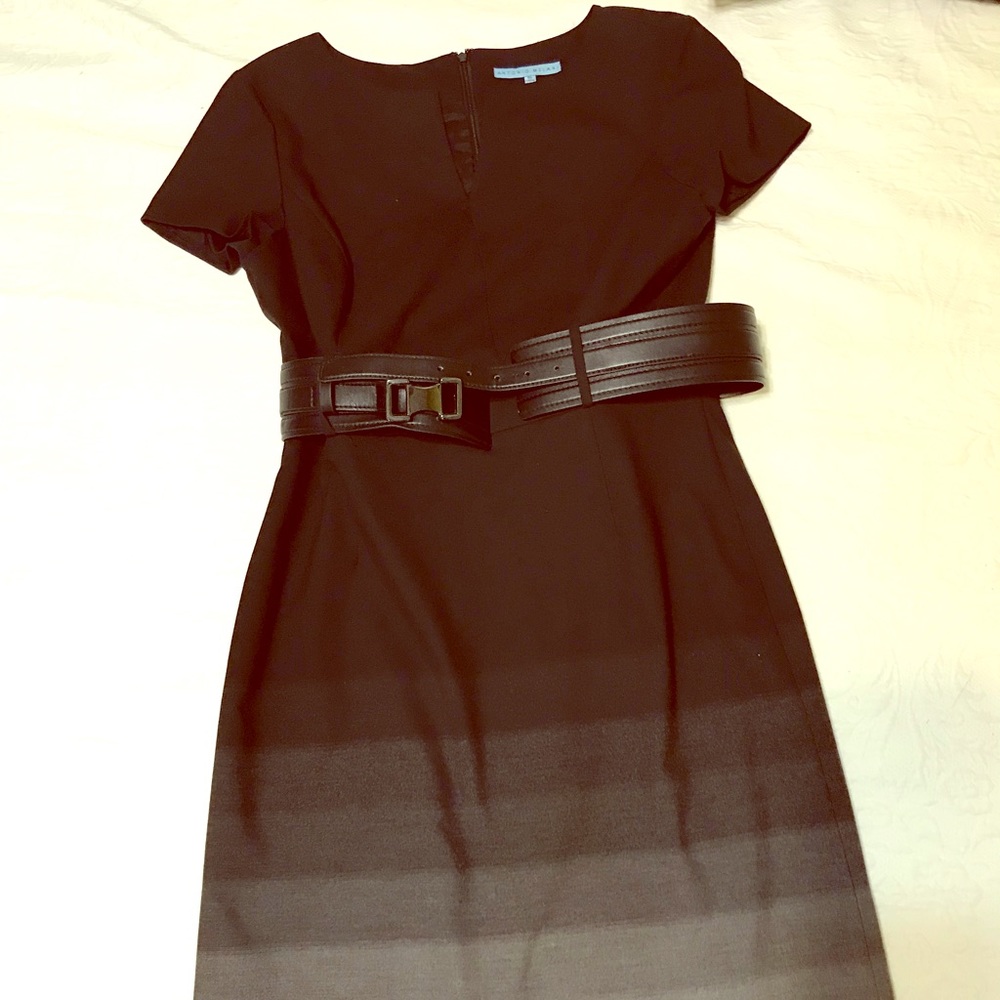 Antonio Melani dress black  gray ombré size 10